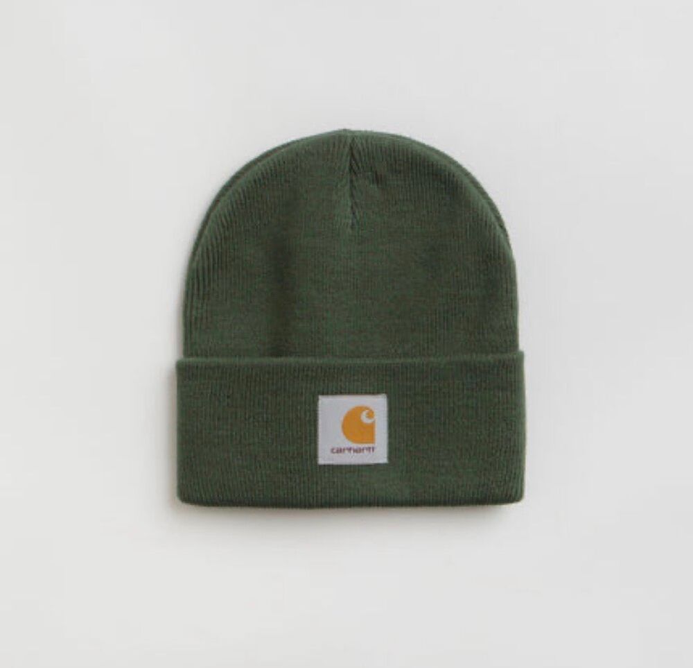 Carhartt Olive Green Beanie Hat